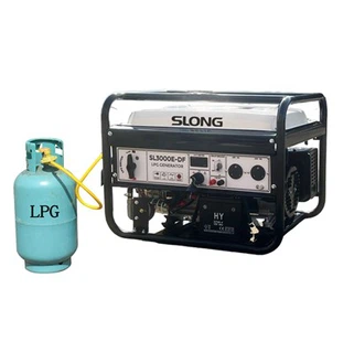 Gerador elétrico SLONG GLP 3kw 12v 220v