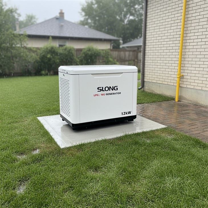 Gerador silencioso para uso doméstico gerador de energia de emergência residencial